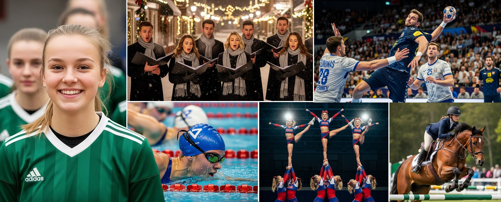 Dugnad for alle grupper, et idrettslag, et kor, en cheerleading gruppe, riding